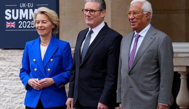 A late-night deal was struck with the European Union ahead of today's major summit with Brussels chiefs Ursula von der Leyen and Antonio Costa