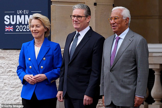 A late-night deal was struck with the European Union ahead of today's major summit with Brussels chiefs Ursula von der Leyen and Antonio Costa