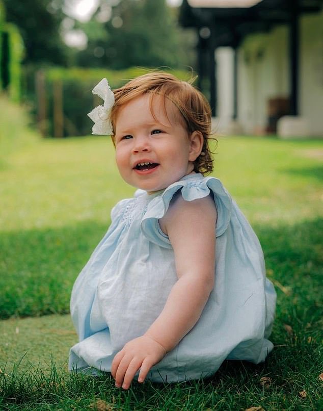 Lilibet in a picture released by the Sussexes for her first birthday.  When Harry and Meghan announced the name, they immediately found themselves in a tussle with Buckingham Palace