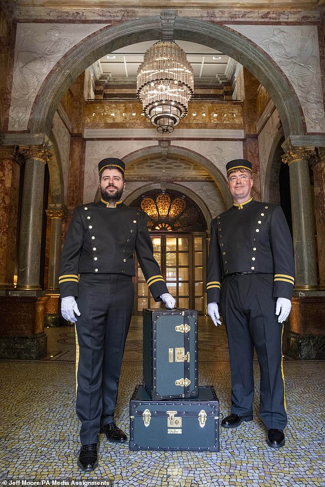 The five-star hotel was designed by star Victorian architect Charles Fitzroy Doll - who inspired the phrase 'all dolled up'