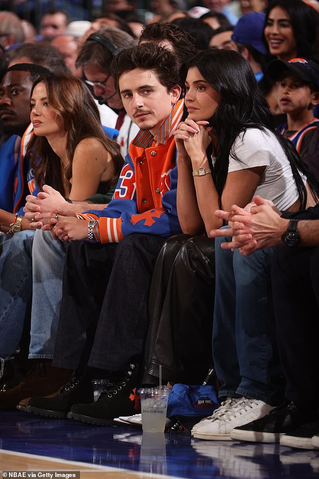 'They look so in love, and so cute,' the La Maquina star said of the couple who have been an item for about two years; Timothee and Kylie pictured in New York City on May 29