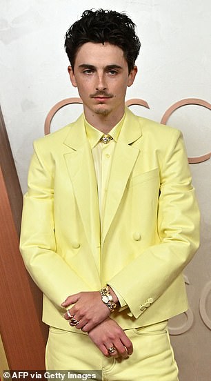 Timothée Chalamet's ex-girlfriend has nothing but good things to say about his new relationship; Pictured in Los Angeles in March