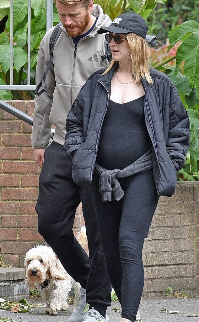 Saoirse Ronan was spotted out on a stroll with her husband for the first time since she announced her pregnancy