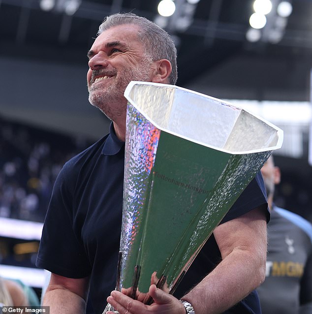 Ange Postecoglou delivered Spurs' first trophy in 17 years in the form of the Europa League