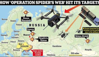 Putin plots revenge for 'Russia's black day': Tyrant poised to axe spymasters after strike on nuclear bombers was launched from warehouse beside intelligence HQ - with Kyiv now braced for Vladimir's devastating response
