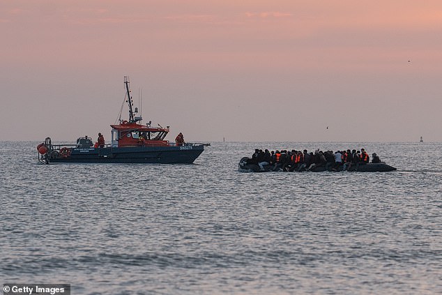 The numbers of migrants crossing the English Channel in small boats is up roughly 40% on last year