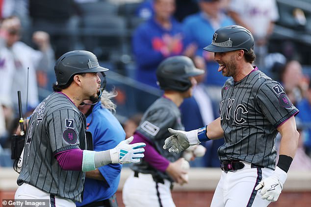 Now he is back on the baseball field and hitting home runs for the New York Mets again
