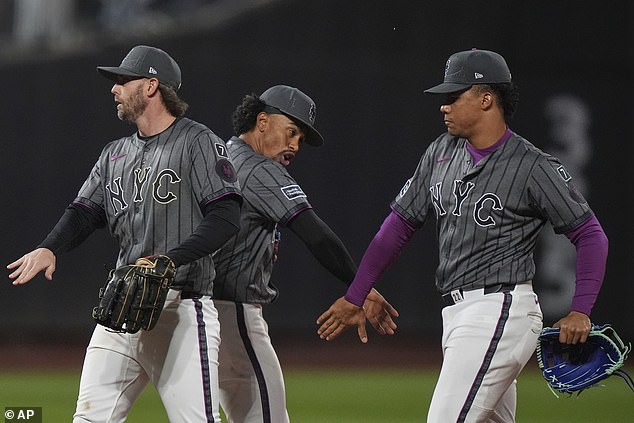 McNeil (left) is now hitting consistent numbers above the likes of teammate Juan Soto (right)