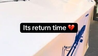 One video shared on TikTok had the title 'It's return time' as a video showed the machine's box being brought into an Aldi store