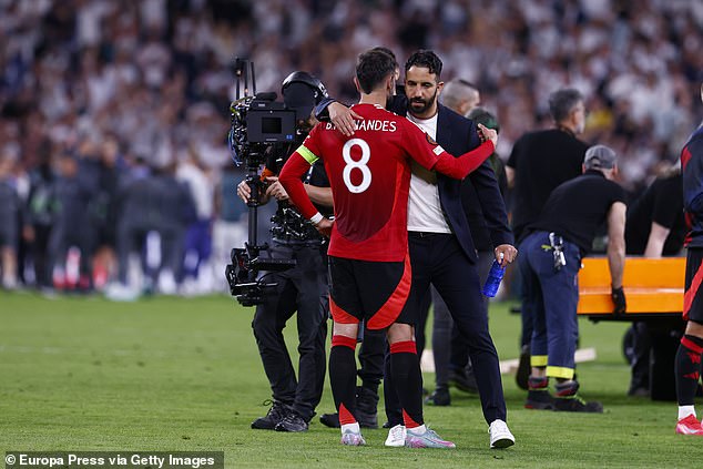 Amorim has privately underlined just how vital Fernandes is to him, although some figures at the club saw the £100m floated by Saudi Arabia as an accelerator to funding their rebuild