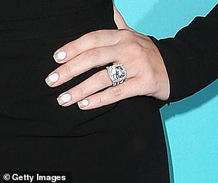 Khloe Kardashian's hand in 2012...