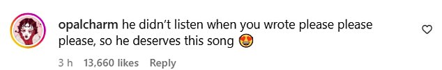 Taking to the comments fans went wild as they penned: 'And we know who you are talking about diva'