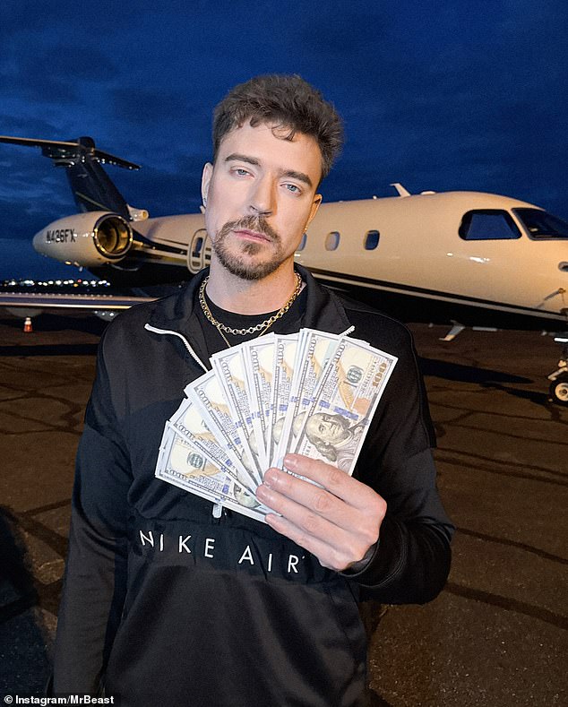 He hosts a reality show called the Beast Games where the prize is $10 million