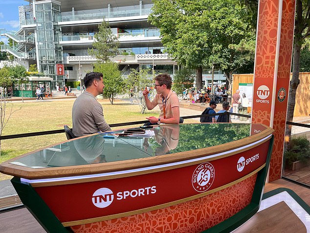 Mail Sport's Matthew Lambwell went behind the scenes of TNT Sports French Open coverage