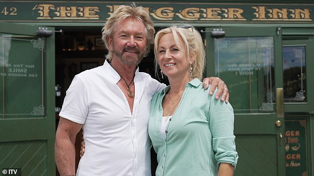 It comes after news that Noel will be making a reported £1M return to TV this month after emigrating to New Zealand with wife Liz in 2018 (pictured together on their new show)