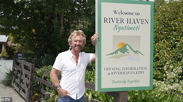 His new show Noel Edmond's Kiwi Adventure follows the couple after they bought land around Ngatimoti and built a hospitality business in the heart of the community