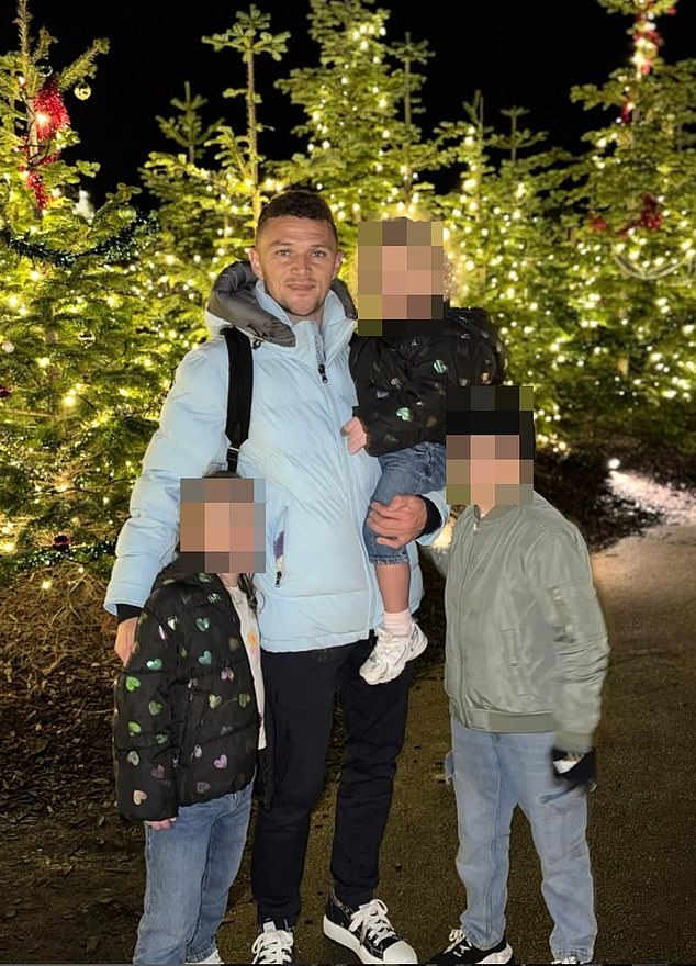 The former England full-back treated his three children Jacob, eight, Esme, six, and Isla, three to a holiday in Turkey