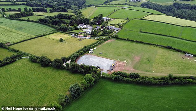 DEVON: Diggers started working on the isolated plot, north of the village of Charles, without permission last week, sparking outrage from locals. Within 24 hours, it had been ruined