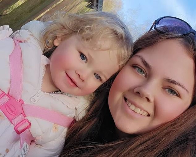 Kanisha Collins, who has stage-four cancer, pictured with her daughter Amaya. She has criticised doctors for waiting five months to test a mass on her pancreas