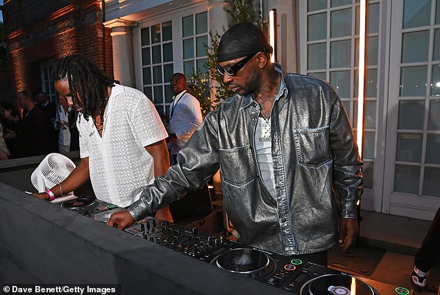 While he also talked his upcoming album teasing that he predicts the final result will be 'the best record I’ve made' (pictured with Jus Jammin last year)