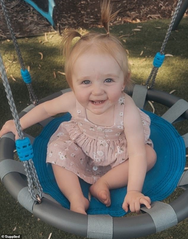 Now, one-year-old Winter suffers from long-term effects from the RSV including a chronic cough, difficulty swallowing, a rattling sound in her chest and breathing issues as she sleeps