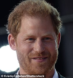 Prince Harry is pictured in 2021