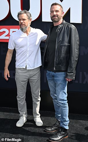Matt Damon and Ben Affleck attend Netflix Tudum 2025: The Live Event at The Kia Forum on May 31