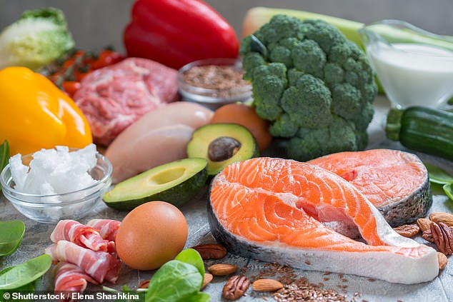 Ancient diets focused on animal proteins, vegetables and other whole, unprocessed foods. Dr van de Laar suggests the high protein of a Paleo diet may help regulate sleep (stock image)