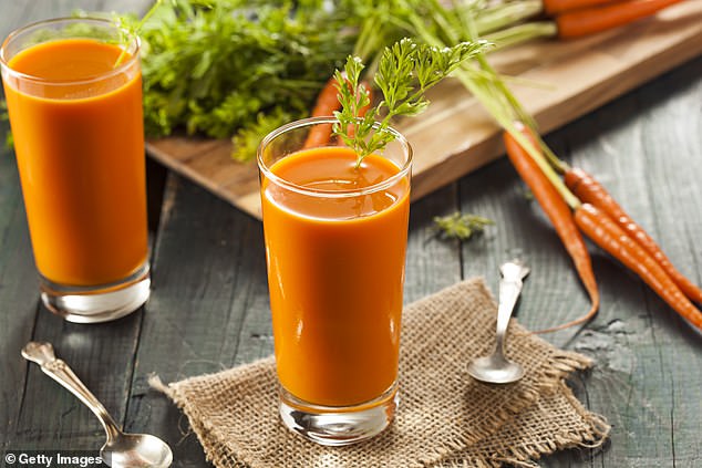 Most influencers achieve the desired effects by blitzing their carrots into juices