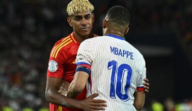 Lamine Yamal's Spain (left) were involved in a thrilling clash with Kylian Mbappe's France