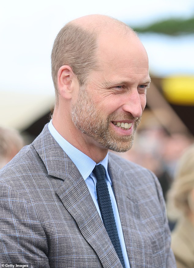 The Duke of Cornwall, as William is known when he is in the region, appeared in good spirits as he met royal fans in Wadebridge