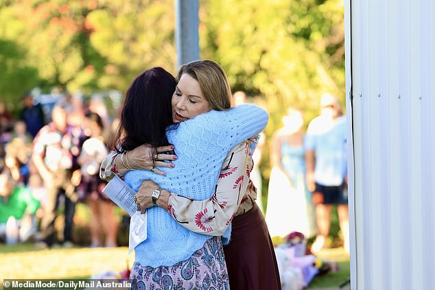 The candlelight vigil saw several of Pheobe's loved ones share kind words in her memory