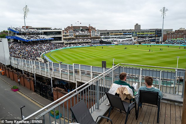 Those who can stump up the cash will be the envy of cricket lovers across the country as they take in the Tests from the building's stunning roof terrace