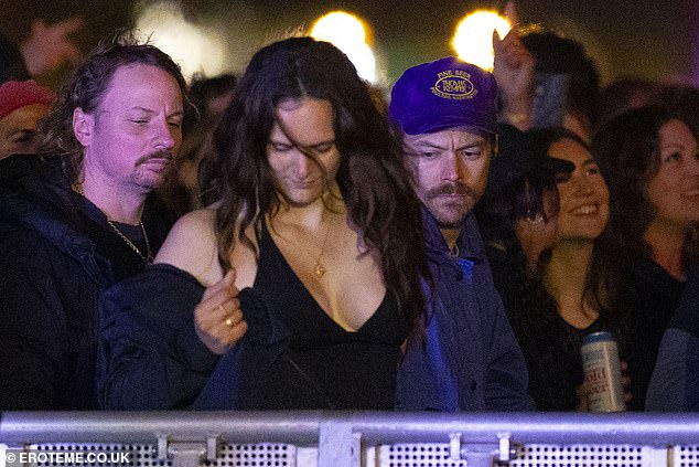 The former One Direction star, 31, was pictured in the crowd at LIDO festival, the first to run on 100% renewable energy from wind and solar