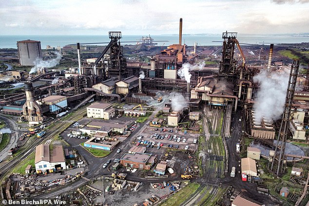 In a major speech, the Reform leader will put coal-mining at the centre of the party's plans for reopening the Port Talbot Steelworks (above) if it wins Welsh elections next year