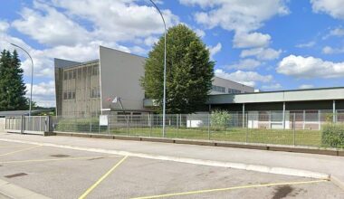 A general view of the Françoise Dolto secondary school in Nogent, eastern France