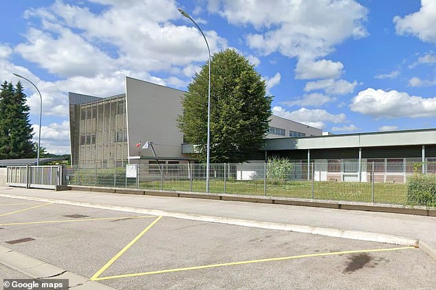 A general view of the Françoise Dolto secondary school in Nogent, eastern France