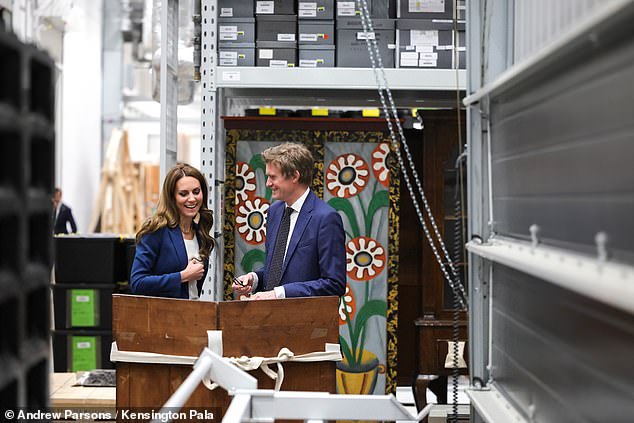 The Princess of Wales undertook her first public engagement of the month today as she highlighted the ¿joy¿ of the creative arts