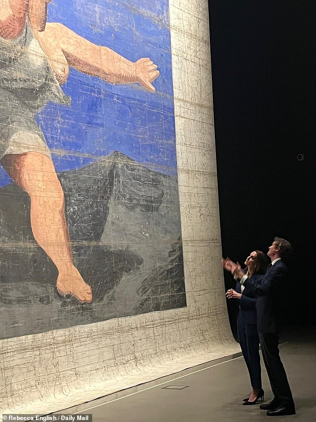 The artwork has spent most of the last 80 years rolled up in storage