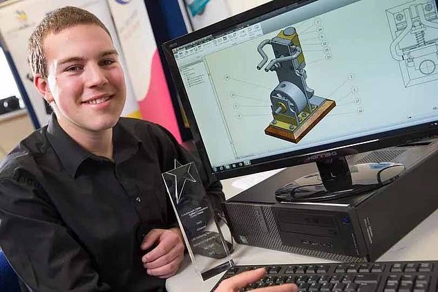 At the age of 18, Alexander Dighton was a fresh-faced robotics enthusiast who won a Wales-wide competition in advanced mechanical engineering