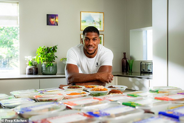 Anthony Joshua has been announced as an ambassador for the home meal delivery service Prep Kitchen