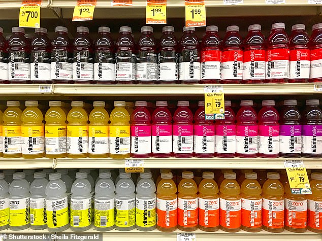 The sweetner erythritol has been linked to a higher risk of stroke. It is used in VitaminWater products shown above