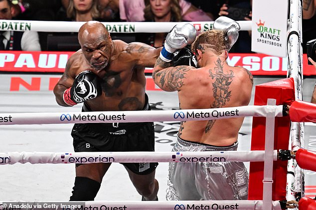 The 58-year-old hung up his gloves in 2005 but returned after 19 years to take on Jake Paul