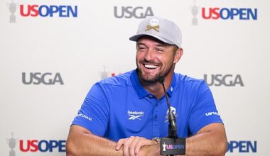 Bryson DeChambeau was all smiles as he discussed upcoming contract talks with LIV