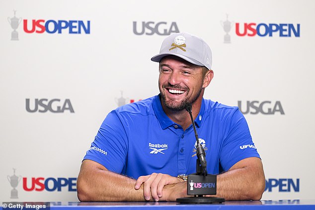 Bryson DeChambeau was all smiles as he discussed upcoming contract talks with LIV