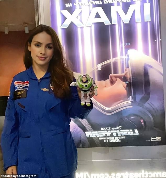 Laysa Peixoto has not been included on Titan Space's astronaut list for its inaugural flight in 2029