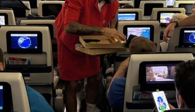 David Raya dressed as an air stewardess for his stag do and served cookies to passengers