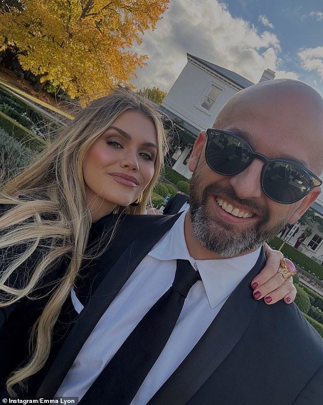 Emma's husband Nathan (pictured together) is on a Cricket Australia contract worth at least $1.1million a year