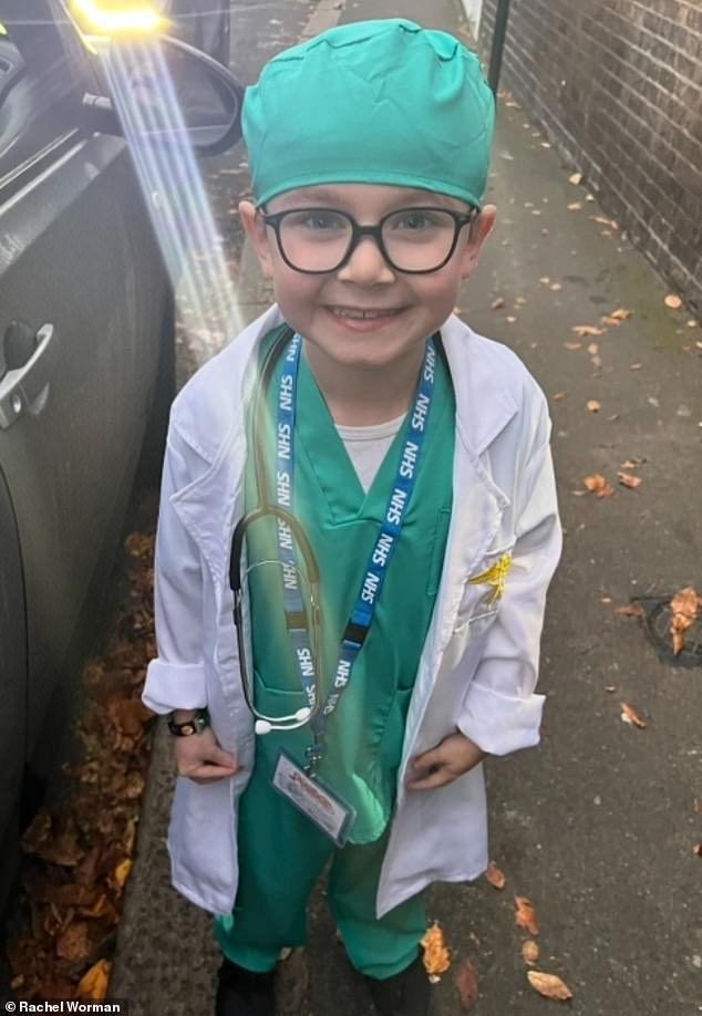 Eddie takes six doses of steroids a day and has 45 minutes of intense physio in the morning and another session in the evening as well as wearing leg braces each night to help increase his quality of life