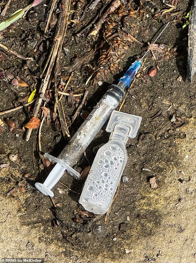 It is no longer uncommon to see used needles lying in public parks